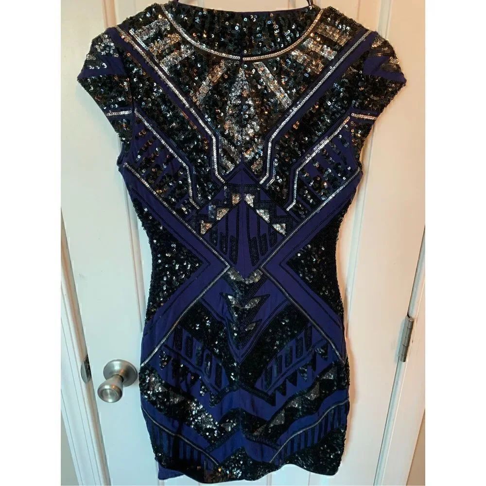 Express sequence party dress size extra small stretchy - Picture 5 of 6